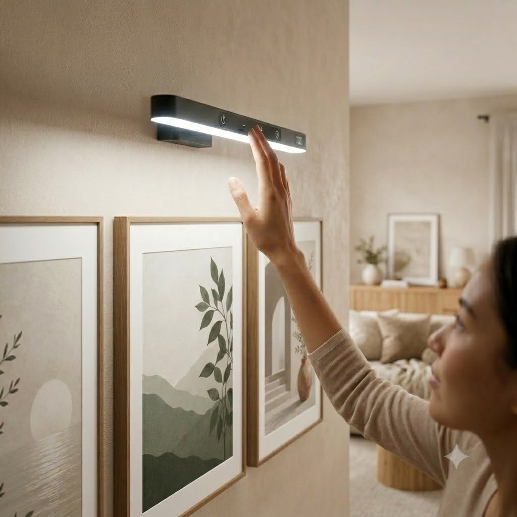 Magnetic Under Cabinet Light - Rechargeable & Wireless