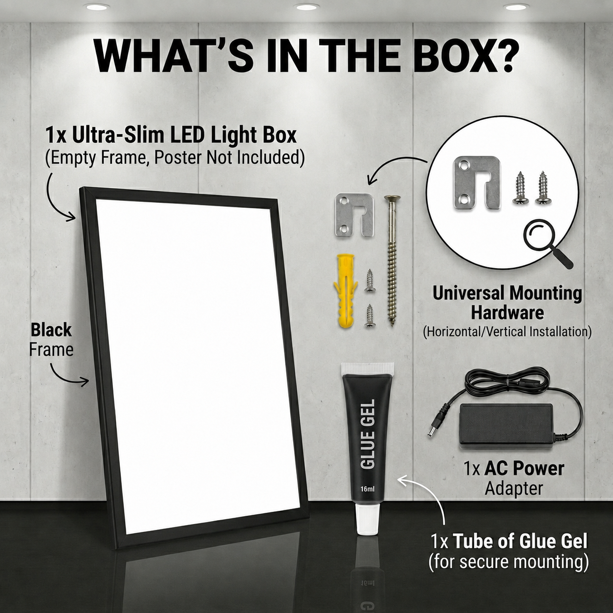 LED Poster Frame — Turn Any Poster Into a Professional Display
